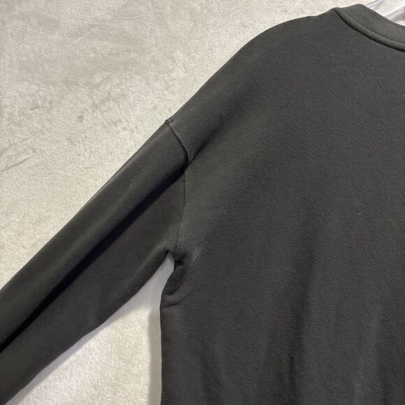 All Saints Ombre Stripes Lo Sweatshirt Women's Size Medium Gray Blue Pink Terry - Picture 8 of 14